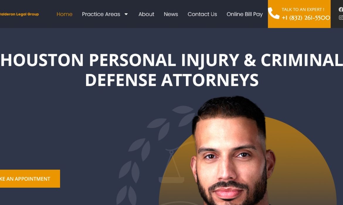 Calderon Legal Group Banner - Smart Marketing Firm